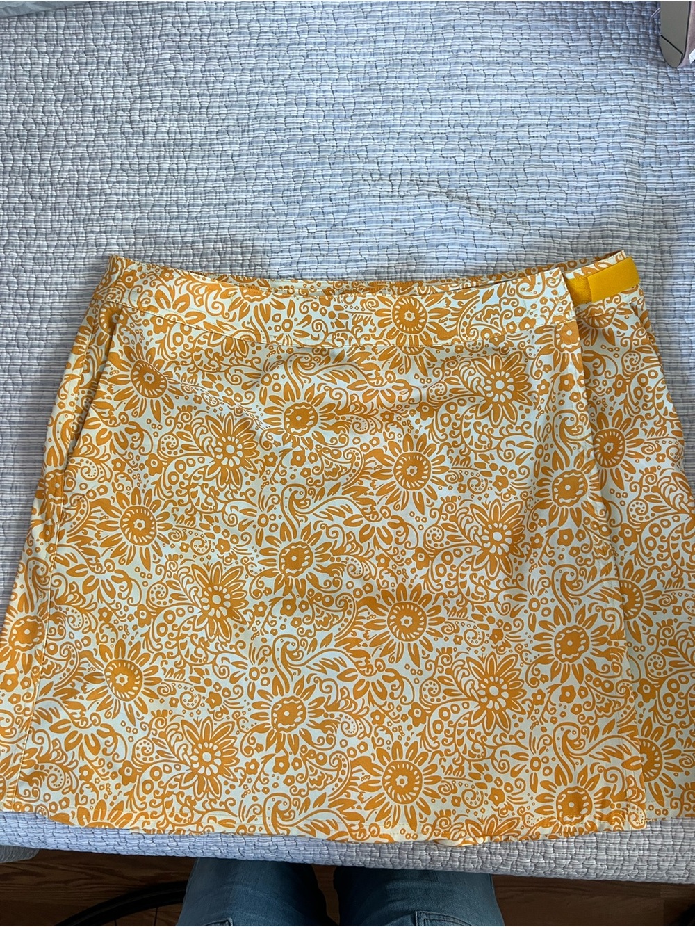 Ripskirt Hawaii Yellow Floral Swim Coverup